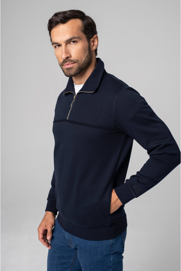 BLUZA LEAGUE TROYER/TYPU TROYER GRANATOWA