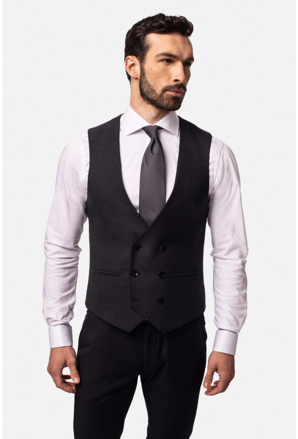 KAMIZELKA MOVERA SLIM FIT GRAFITOWA