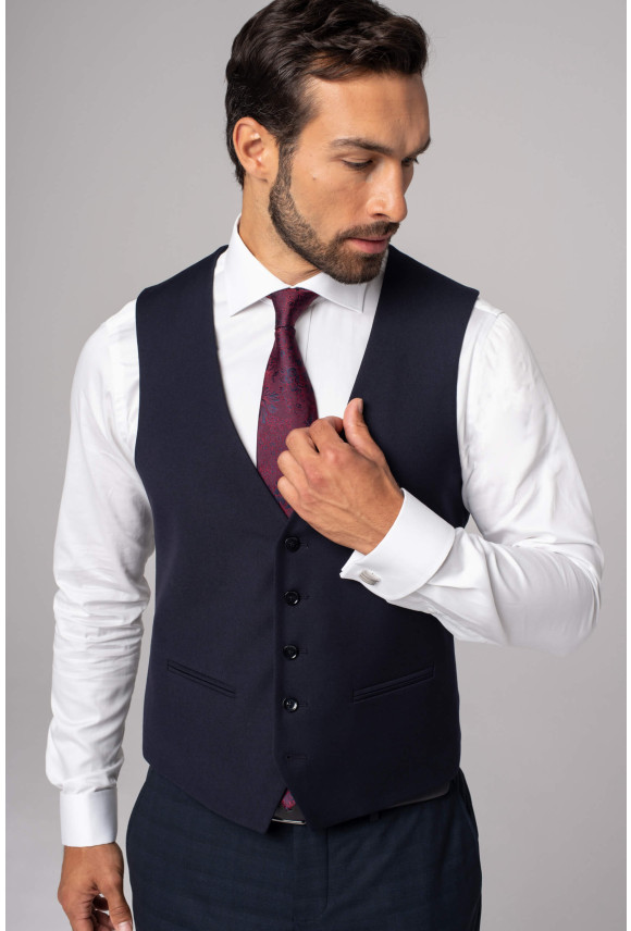 KAMIZELKA ROSARNO SLIM FIT GRANATOWA KAMIZELKA ROSARNO SLIM FIT GRANATOWA