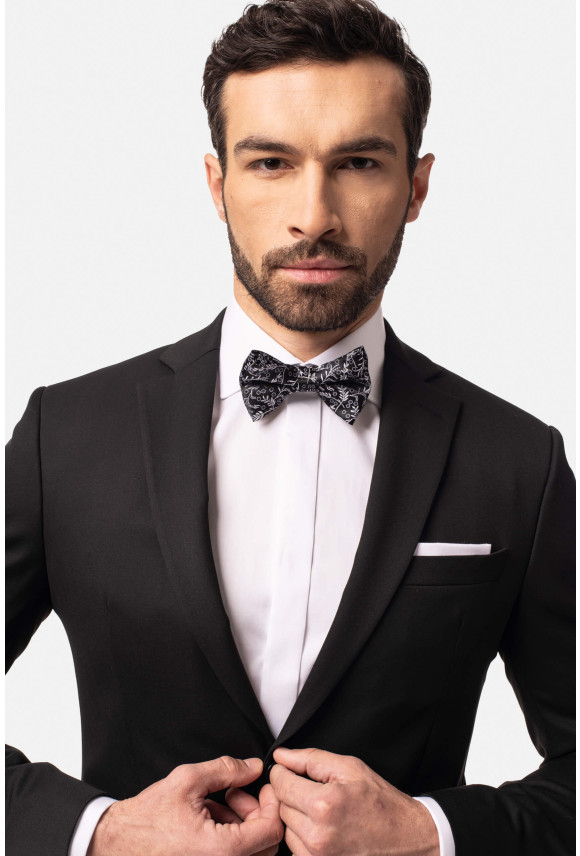 GARNITUR DAVALO 318 CZARNY SUPER SLIM FIT GARNITUR DAVALO 318 CZARNY SUPER SLIM FIT