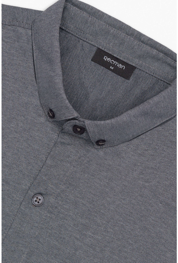KOSZULA FORMENTO 3226 DŁUGI RĘKAW SLIM FIT GRANATOWA