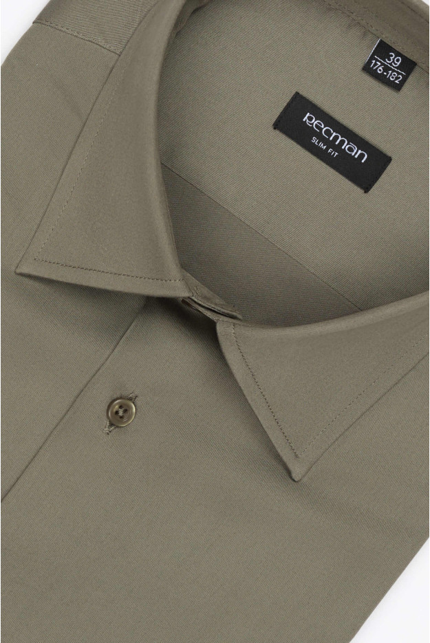 KOSZULA VERSONE 3225D DŁUGI RĘKAW SLIM FIT ZIELONA KOSZULA VERSONE 3225D DŁUGI RĘKAW SLIM FIT ZIELONA