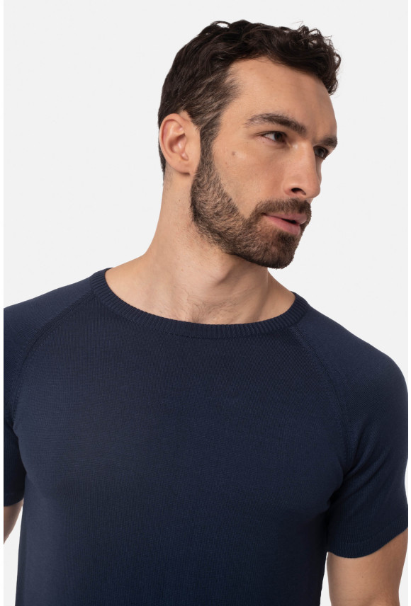 T SHIRT ROGLIANO NIEBIESKI