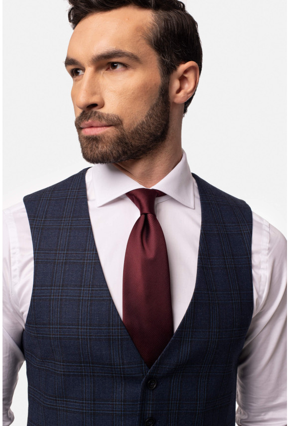 KAMIZELKA DENWIN SLIM FIT GRANATOWA KAMIZELKA DENWIN SLIM FIT GRANATOWA