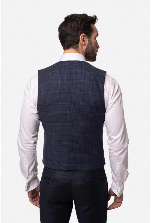 KAMIZELKA DENWIN SLIM FIT GRANATOWA KAMIZELKA DENWIN SLIM FIT GRANATOWA