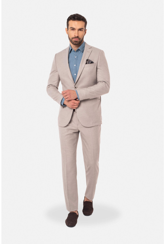 GARNITUR DORIAM BEŻOWY SLIM FIT