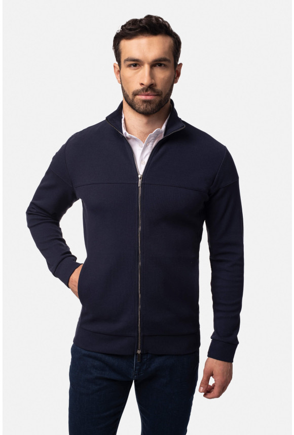 BLUZA DARNEY ROZPINANY GRANATOWA