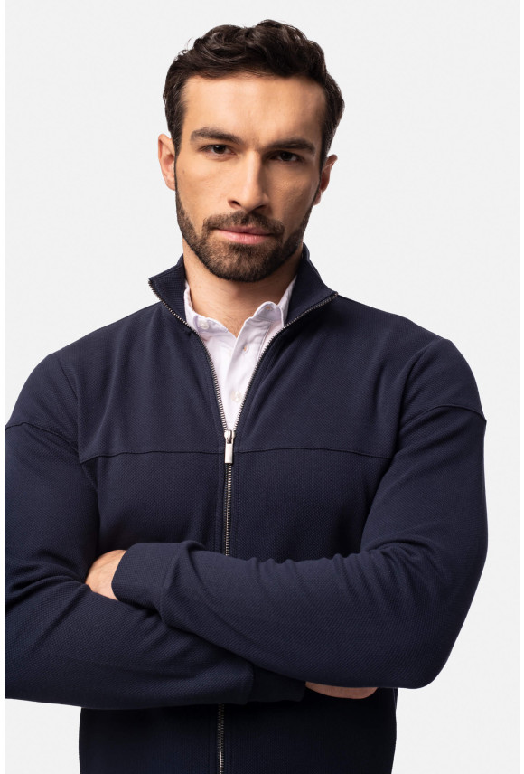 BLUZA DARNEY ROZPINANY GRANATOWA