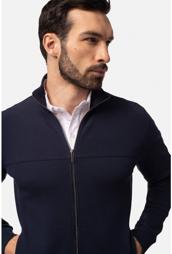 BLUZA DARNEY ROZPINANY GRANATOWA