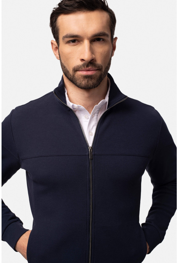 BLUZA DARNEY ROZPINANY GRANATOWA