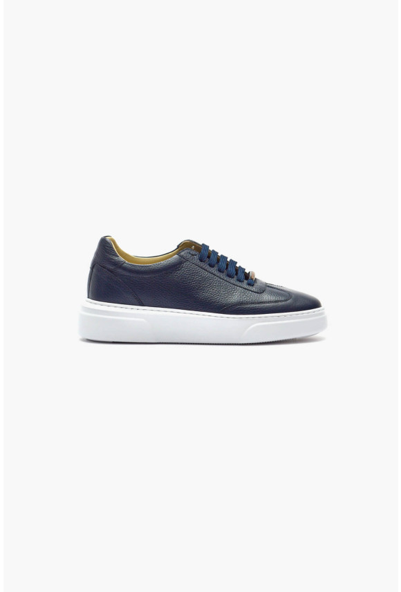 OBUWIE SNEAKERSY M1510 GRANATOWE ZE SKÓRY NATURALNEJ