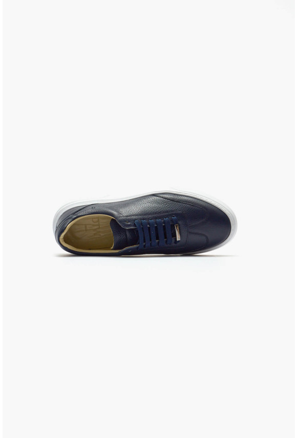 OBUWIE SNEAKERSY M1510 GRANATOWE ZE SKÓRY NATURALNEJ