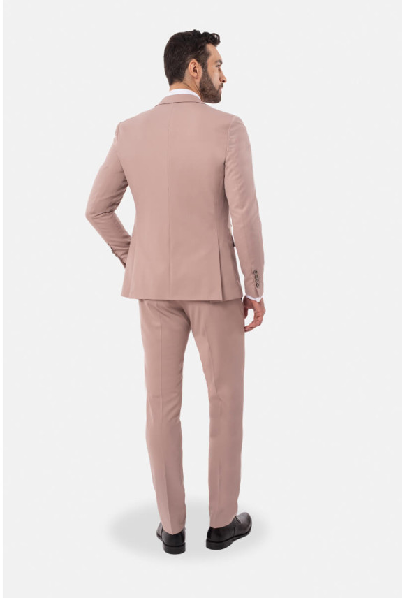 GARNITUR FLORES 318Z RÓŻOWY SLIM FIT JEDNORZĘDOWY GARNITUR FLORES 318Z RÓŻOWY SLIM FIT JEDNORZĘDOWY