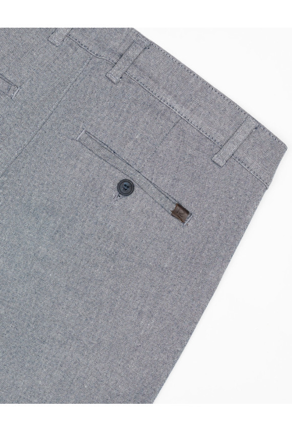 SPODNIE CASUAL SERBIE 234 NIEBIESKIE Z BAWEŁNĄ