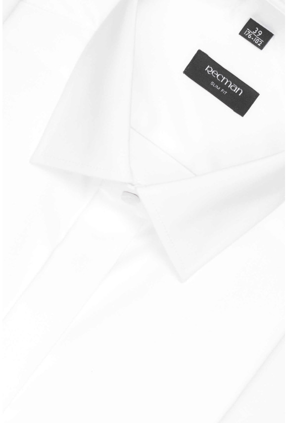 KOSZULA SAVERNE 3228T SP SLIM FIT BIAŁA Z BAWEŁNY KOSZULA SAVERNE 3228T SP SLIM FIT BIAŁA Z BAWEŁNY