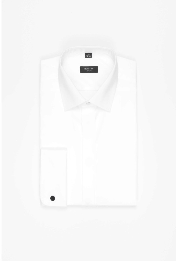 KOSZULA SAVERNE 3228T SP SLIM FIT BIAŁA Z BAWEŁNY KOSZULA SAVERNE 3228T SP SLIM FIT BIAŁA Z BAWEŁNY