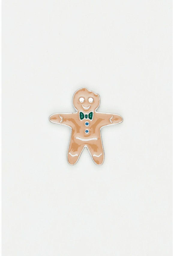 PINS XMAS COOKIE 4 BEŻOWY
