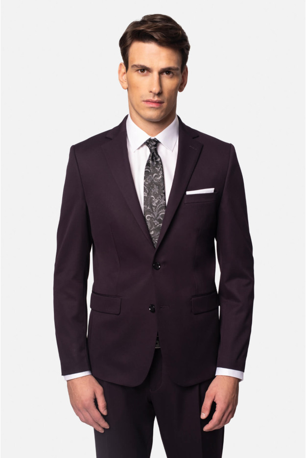 MARYNARKA PIRULO FIOLETOWA SLIM FIT JEDNORZĘDOWA MARYNARKA PIRULO FIOLETOWA SLIM FIT JEDNORZĘDOWA