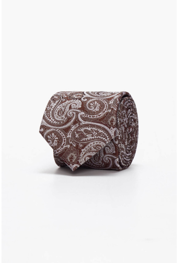 KRAWAT PAISLEY CZERWONY 101