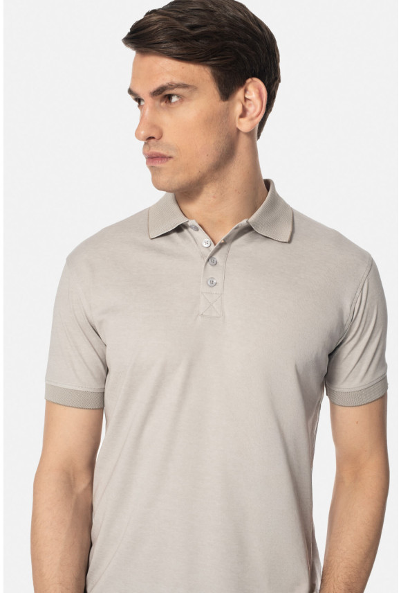 KOSZULKA POLO BLANES SZARA Z BAWEŁNY KOSZULKA POLO BLANES SZARA Z BAWEŁNY