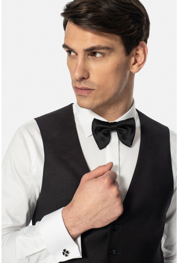 KAMIZELKA RESWIN SLIM FIT BORDOWA JEDNORZĘDOWA Z WEŁNY KAMIZELKA RESWIN SLIM FIT BORDOWA JEDNORZĘDOWA Z WEŁNY