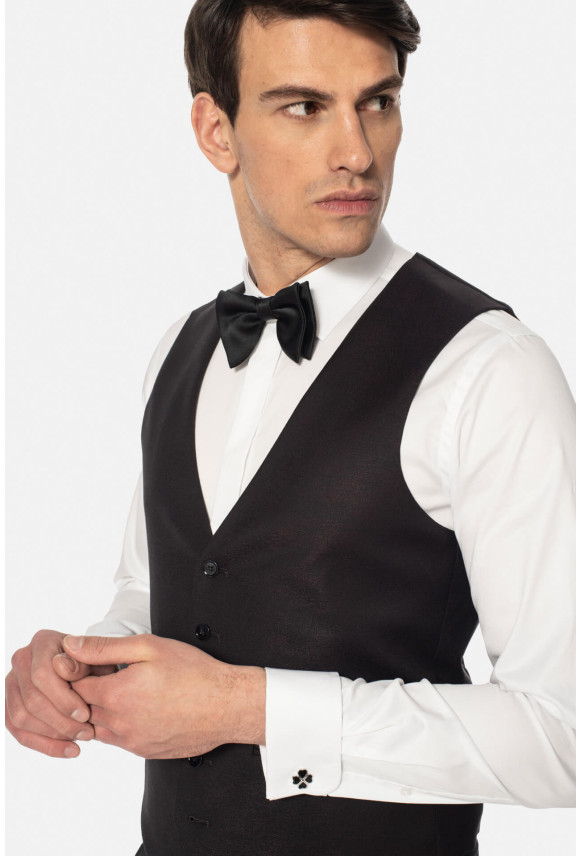 KAMIZELKA RESWIN SLIM FIT BORDOWA JEDNORZĘDOWA Z WEŁNY KAMIZELKA RESWIN SLIM FIT BORDOWA JEDNORZĘDOWA Z WEŁNY