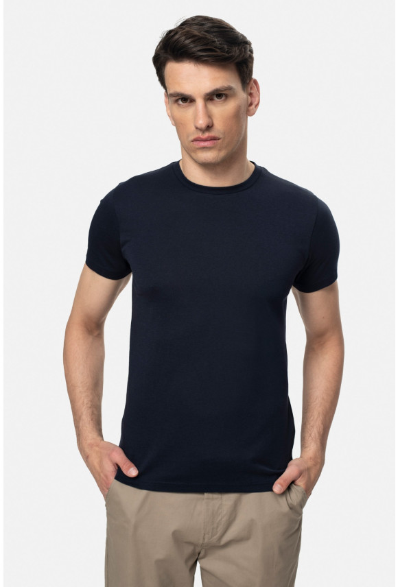 T SHIRT MUXAL GRANATOWY Z MODALEM