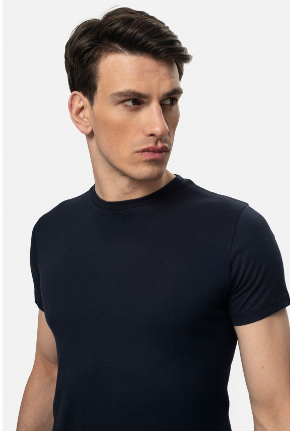 T SHIRT MUXAL GRANATOWY Z MODALEM