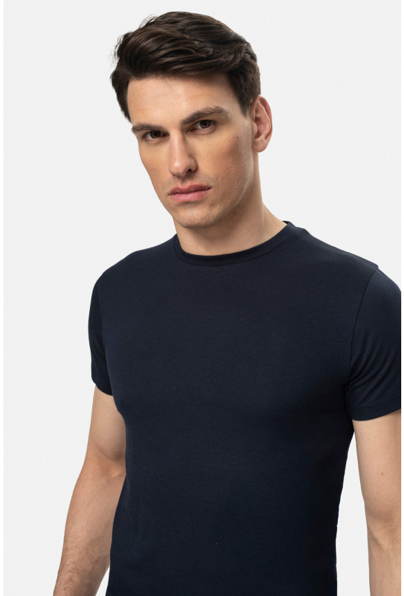 T SHIRT MUXAL GRANATOWY Z MODALEM