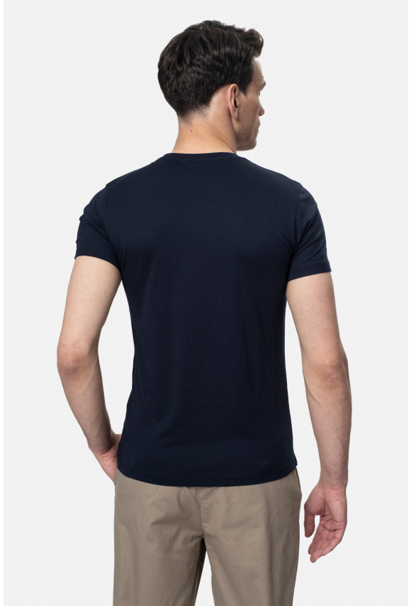 T SHIRT MUXAL GRANATOWY Z MODALEM