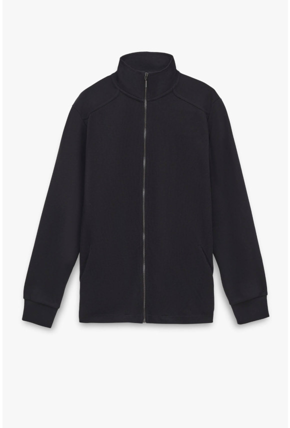 BLUZA CORUNA ROZPINANY CZARNA Z BAWEŁNĄ