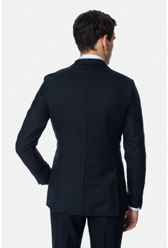 MARYNARKA WINOD GRANATOWA SLIM FIT DWURZĘDOWA Z WEŁNĄ MARYNARKA WINOD GRANATOWA SLIM FIT DWURZĘDOWA Z WEŁNĄ