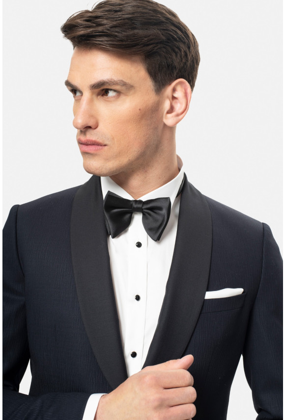 MARYNARKA WINBOW GRANATOWA SLIM FIT JEDNORZĘDOWA Z WEŁNY MARYNARKA WINBOW GRANATOWA SLIM FIT JEDNORZĘDOWA Z WEŁNY