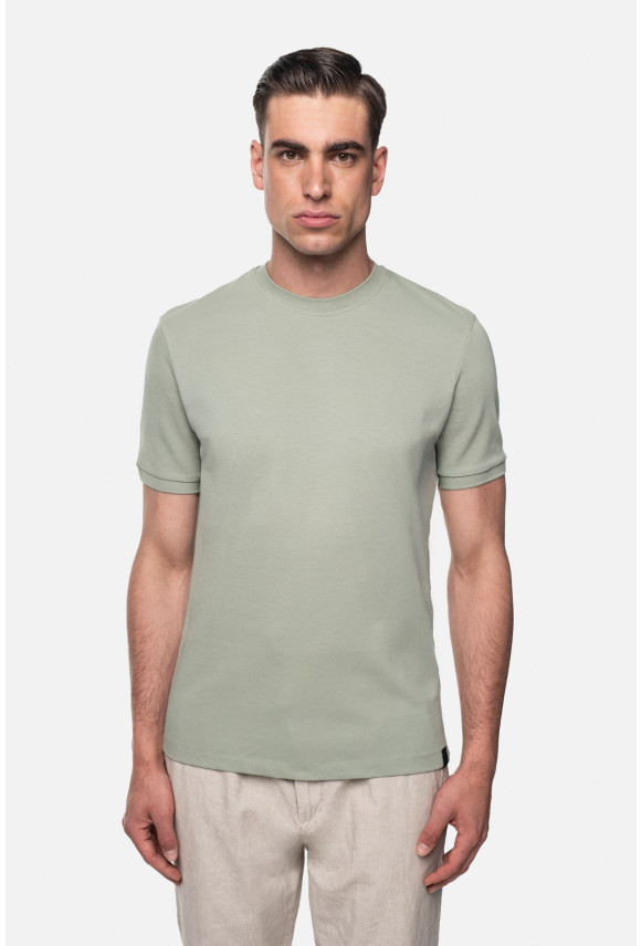 T SHIRT MORAND ZIELONY Z BAWEŁNY