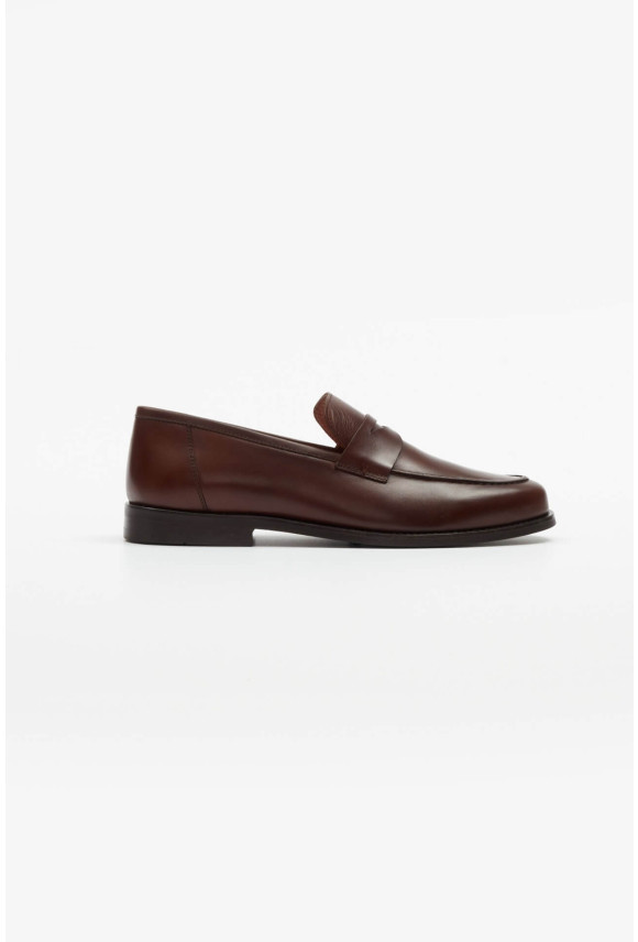 OBUWIE LOAFERSY M1650 BRĄZOWE ZE SKÓRY NATURALNEJ OBUWIE LOAFERSY M1650 BRĄZOWE ZE SKÓRY NATURALNEJ
