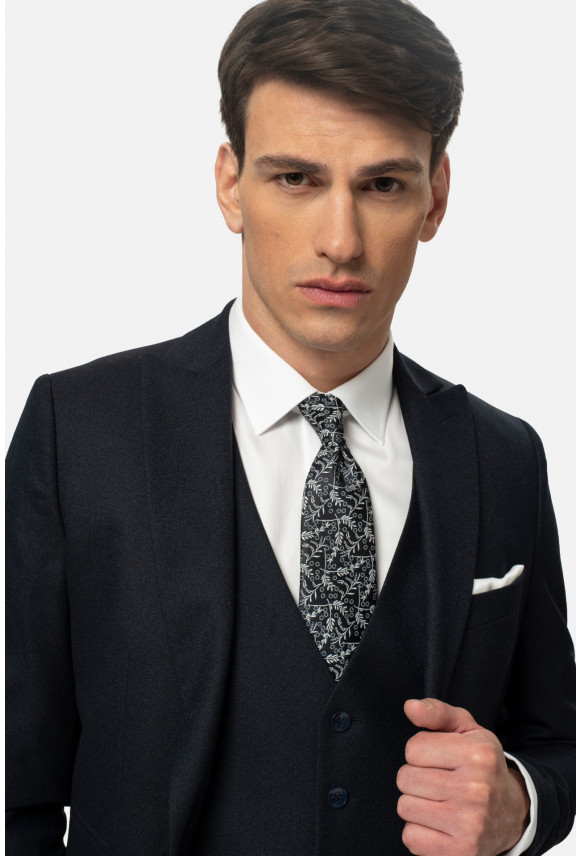 MARYNARKA HESWIN GRANATOWA SLIM FIT JEDNORZĘDOWA Z WEŁNY MARYNARKA HESWIN GRANATOWA SLIM FIT JEDNORZĘDOWA Z WEŁNY