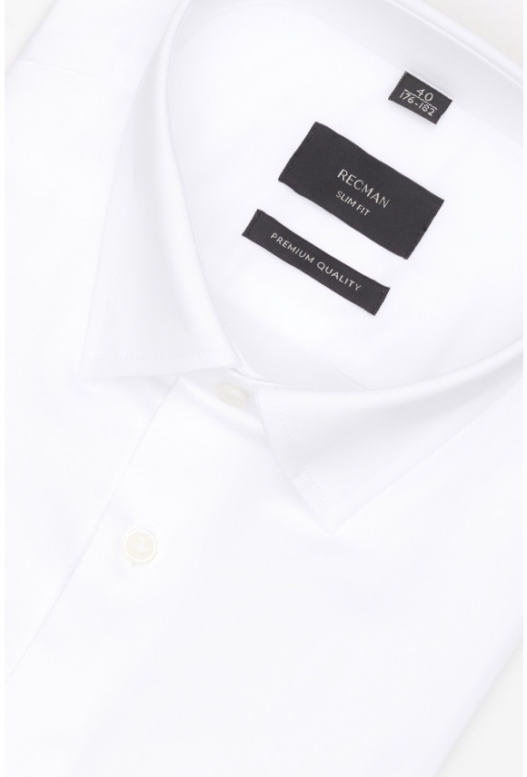 KOSZULA VERSONE 3308C DŁUGI RĘKAW SLIM FIT BIAŁA Z MODALEM KOSZULA VERSONE 3308C DŁUGI RĘKAW SLIM FIT BIAŁA Z MODALEM