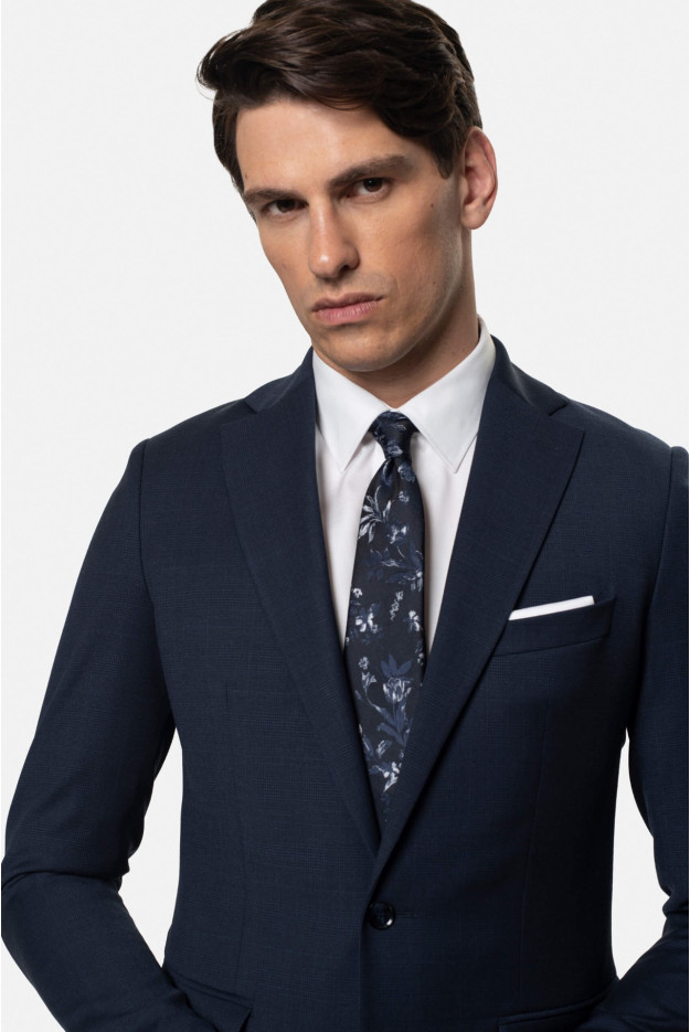 MARYNARKA MONZON GRANATOWA SLIM FIT JEDNORZĘDOWA Z WEŁNĄ MARYNARKA MONZON GRANATOWA SLIM FIT JEDNORZĘDOWA Z WEŁNĄ