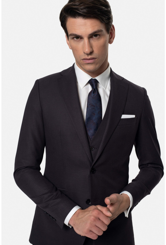 MARYNARKA MOLISE FIOLETOWA SUPER SLIM FIT JEDNORZĘDOWA MARYNARKA MOLISE FIOLETOWA SUPER SLIM FIT JEDNORZĘDOWA