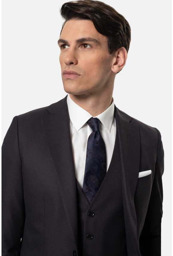 MARYNARKA MOLISE FIOLETOWA SUPER SLIM FIT JEDNORZĘDOWA MARYNARKA MOLISE FIOLETOWA SUPER SLIM FIT JEDNORZĘDOWA