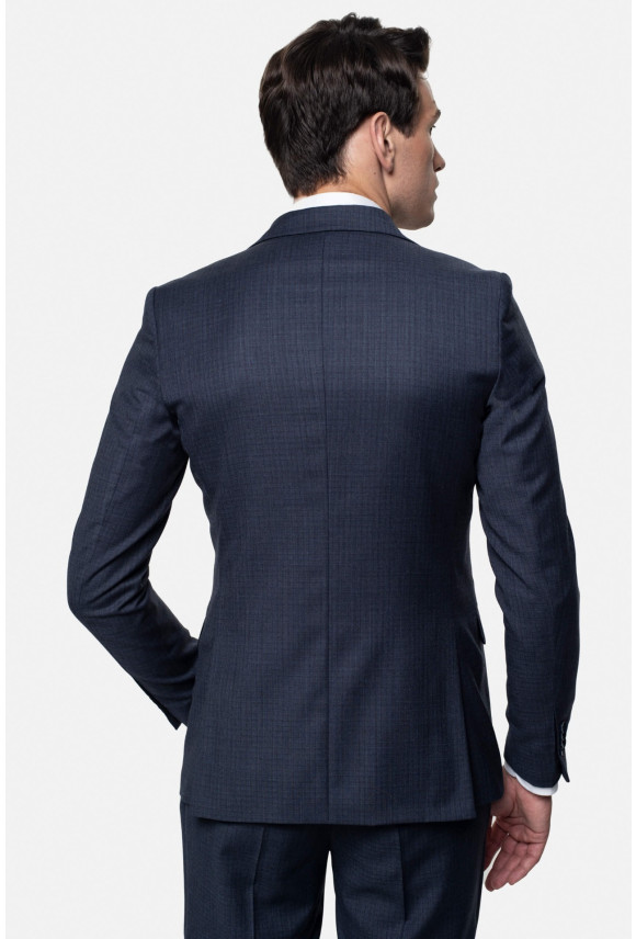 MARYNARKA TELAMO GRANATOWA SLIM FIT JEDNORZĘDOWA Z WEŁNĄ MARYNARKA TELAMO GRANATOWA SLIM FIT JEDNORZĘDOWA Z WEŁNĄ
