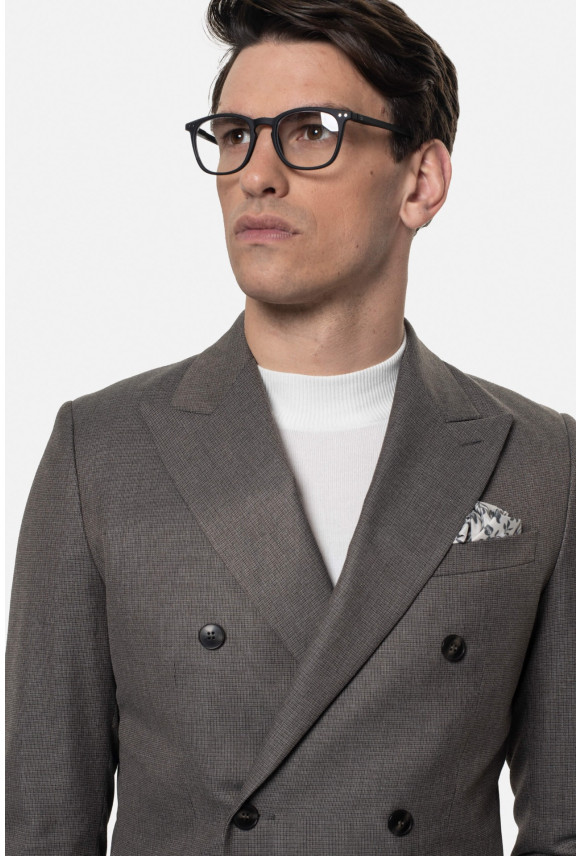 MARYNARKA TIRMA BEŻOWA SLIM FIT DWURZĘDOWA