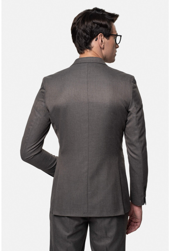 MARYNARKA TIRMA BEŻOWA SLIM FIT DWURZĘDOWA