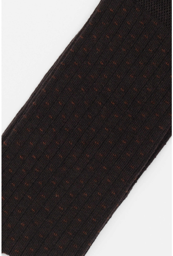 SKARPETY DOT BRĄZOWE 0001