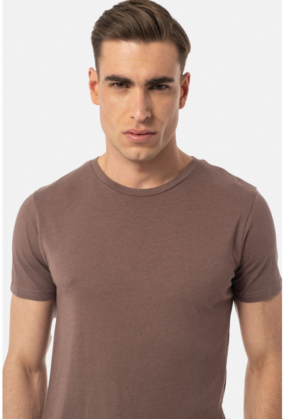 T SHIRT MUXAL FIOLETOWY 0001 Z MODALEM
