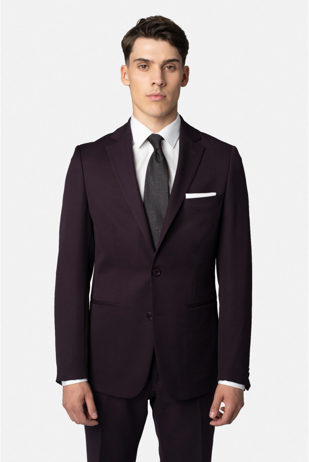 MARYNARKA FORMELLO FIOLETOWA SLIM FIT JEDNORZĘDOWA MARYNARKA FORMELLO FIOLETOWA SLIM FIT JEDNORZĘDOWA