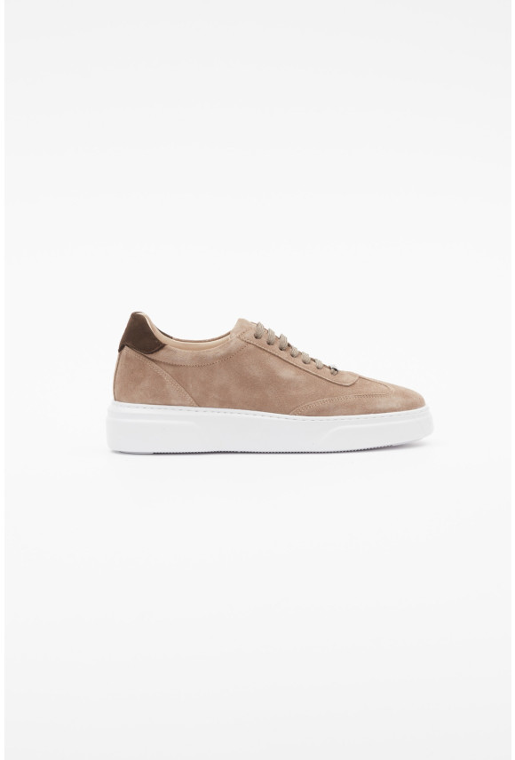 OBUWIE SNEAKERSY M1510 BEŻOWE 0002 Z ZAMSZU OBUWIE SNEAKERSY M1510 BEŻOWE 0002 Z ZAMSZU