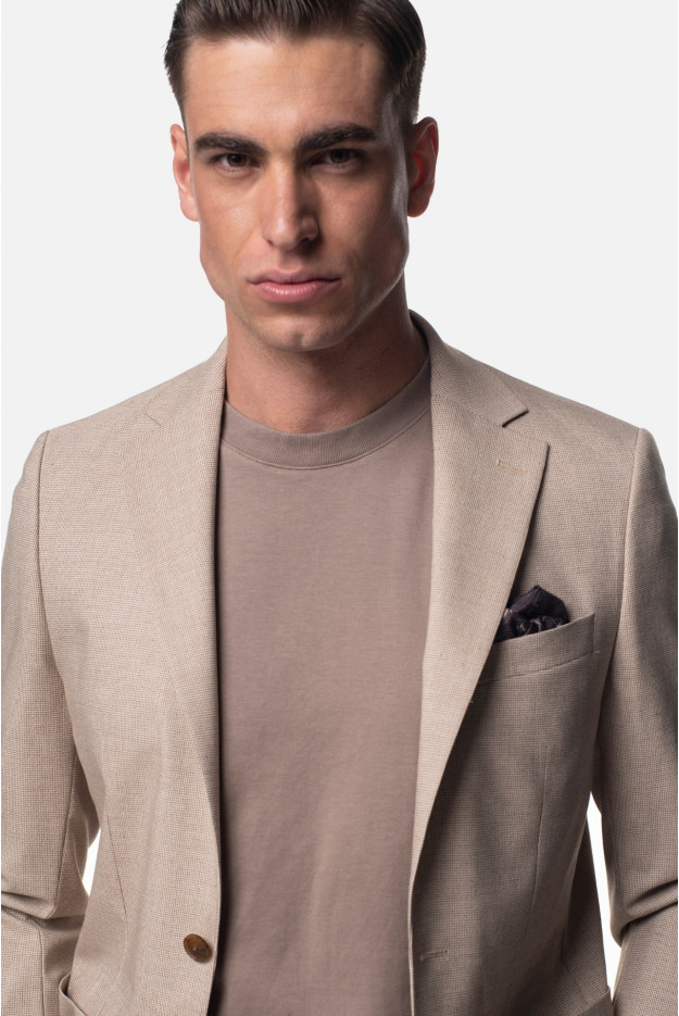 MARYNARKA SINTRA BEŻOWA SLIM FIT JEDNORZĘDOWA MARYNARKA SINTRA BEŻOWA SLIM FIT JEDNORZĘDOWA