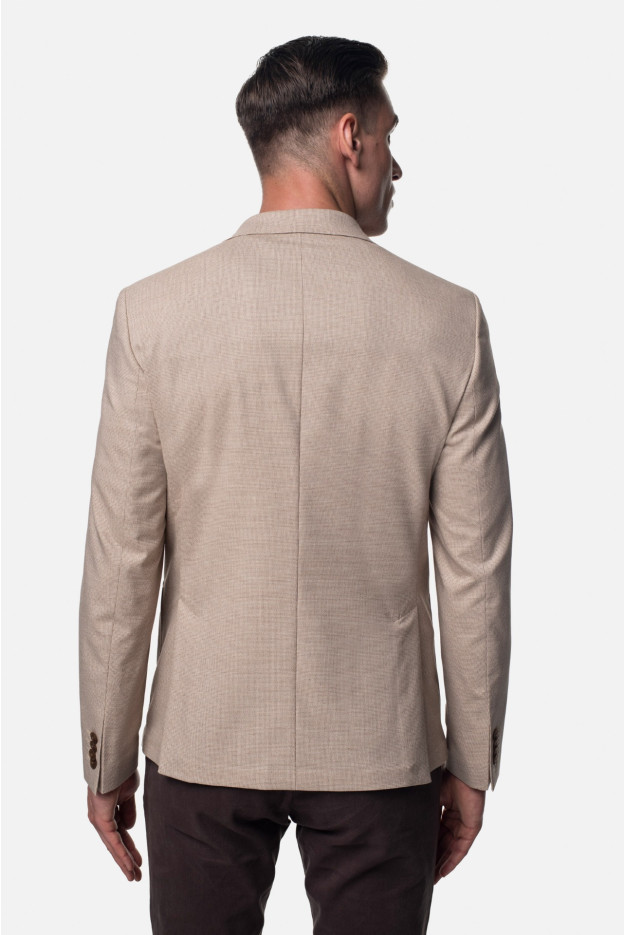 MARYNARKA SINTRA BEŻOWA SLIM FIT JEDNORZĘDOWA MARYNARKA SINTRA BEŻOWA SLIM FIT JEDNORZĘDOWA