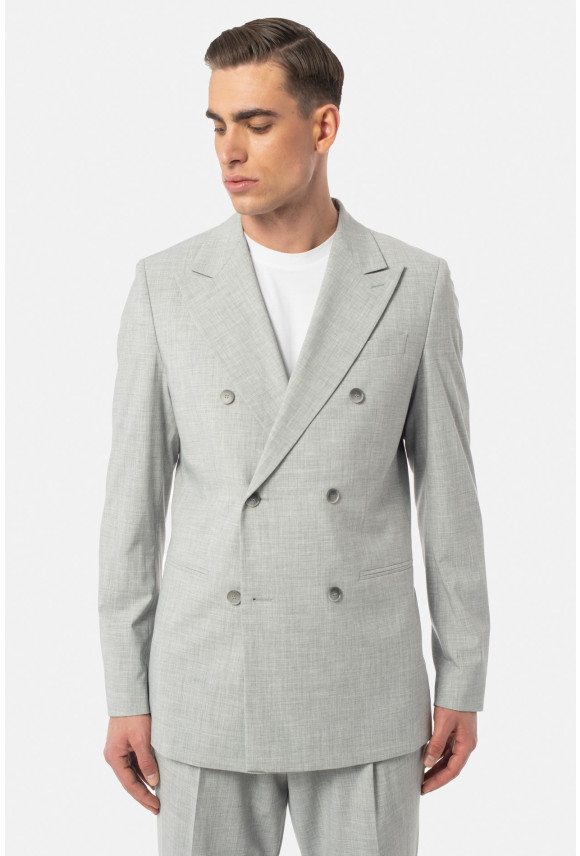 MARYNARKA WISEN SZARA SLIM FIT DWURZĘDOWA MARYNARKA WISEN SZARA SLIM FIT DWURZĘDOWA